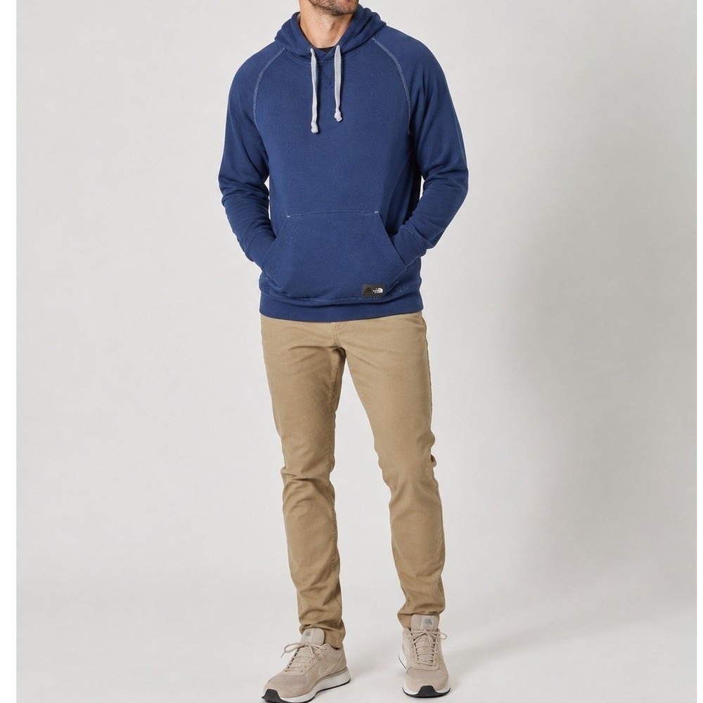 The North Face Men's FlashDry Mountain Athletics Hoodie Size M Blue Pullover